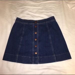 Madewell size 10 denim skirt